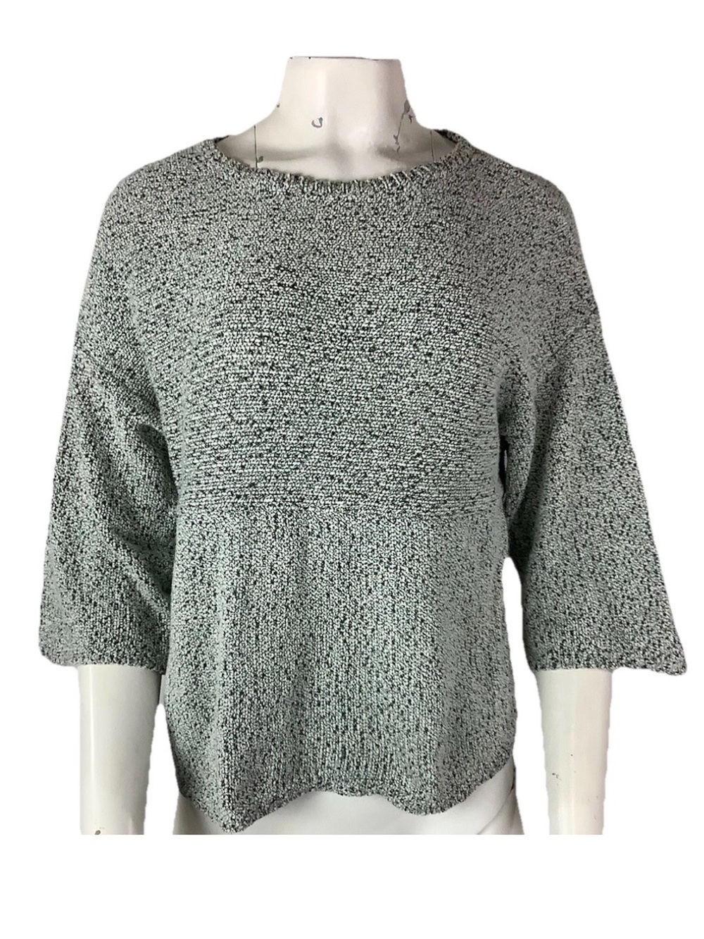 Pure Jill Sz XS Textured Kimono Pullover Fall Winter Sweater In Sage Green